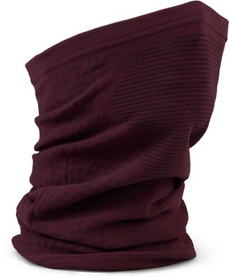GripGrab Freedom Seamless Warp Knitted Neckwarmer AW21 - Dark Red - One Size, Dark Red